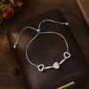 Elegant, ethereal, cute and charming heart-shaped bracelet, exquisite and versatile Application Scenario